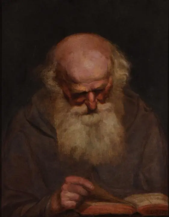 portrait d'un moine - Aleksander Kotsis