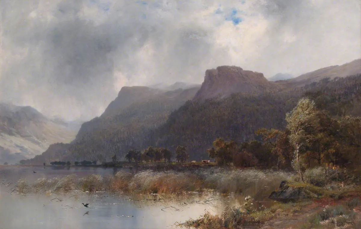 Collines et eau - Alfred de Bréanski