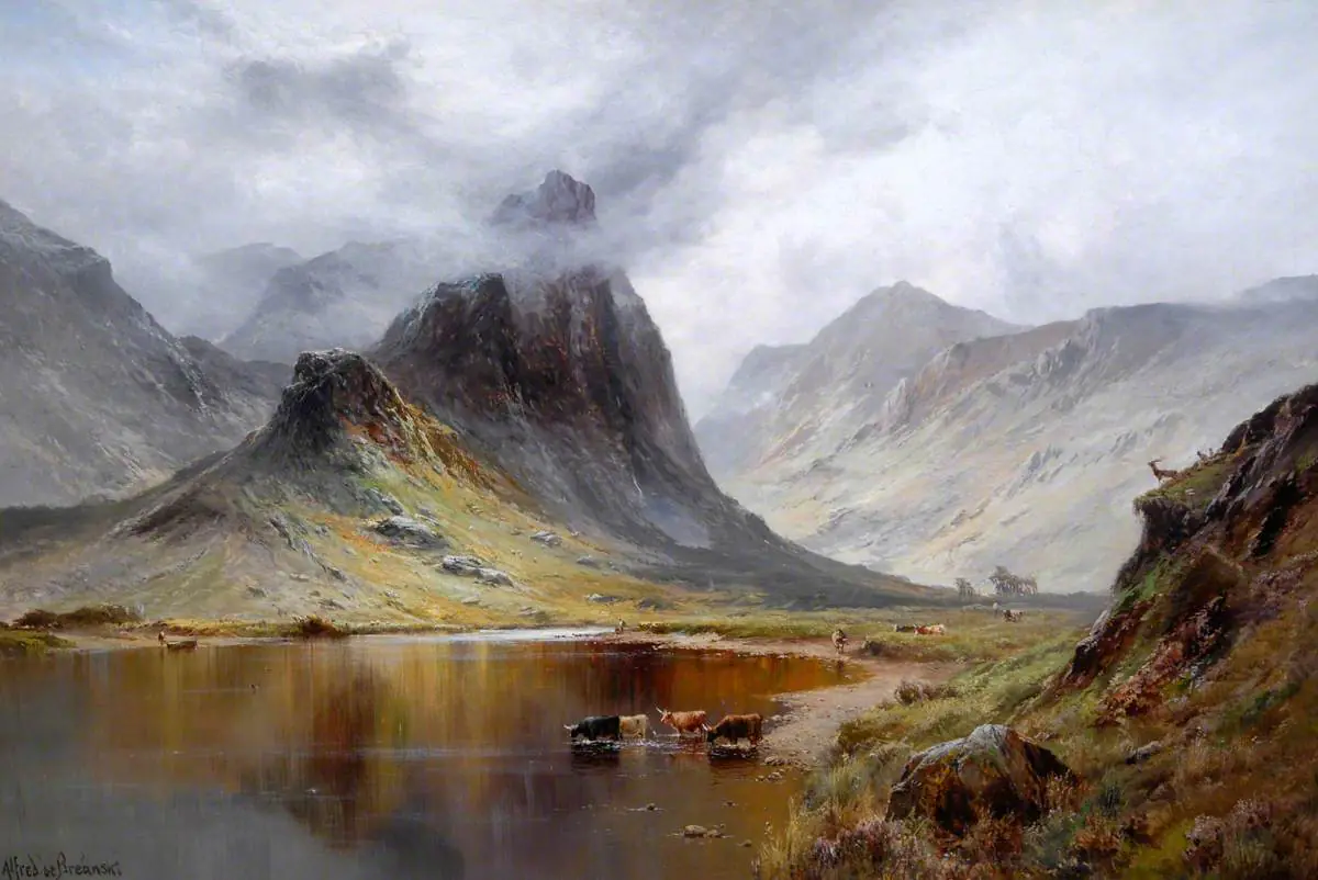 Dans le col de Leney, Perth - Alfred de Bréanski