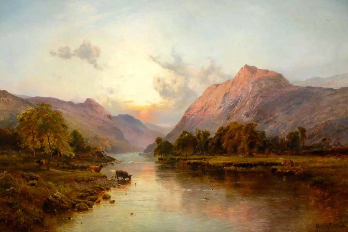 La vallée de Conway - Alfred de Bréanski