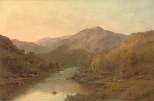 La vallée de la Dee - Alfred de Bréanski