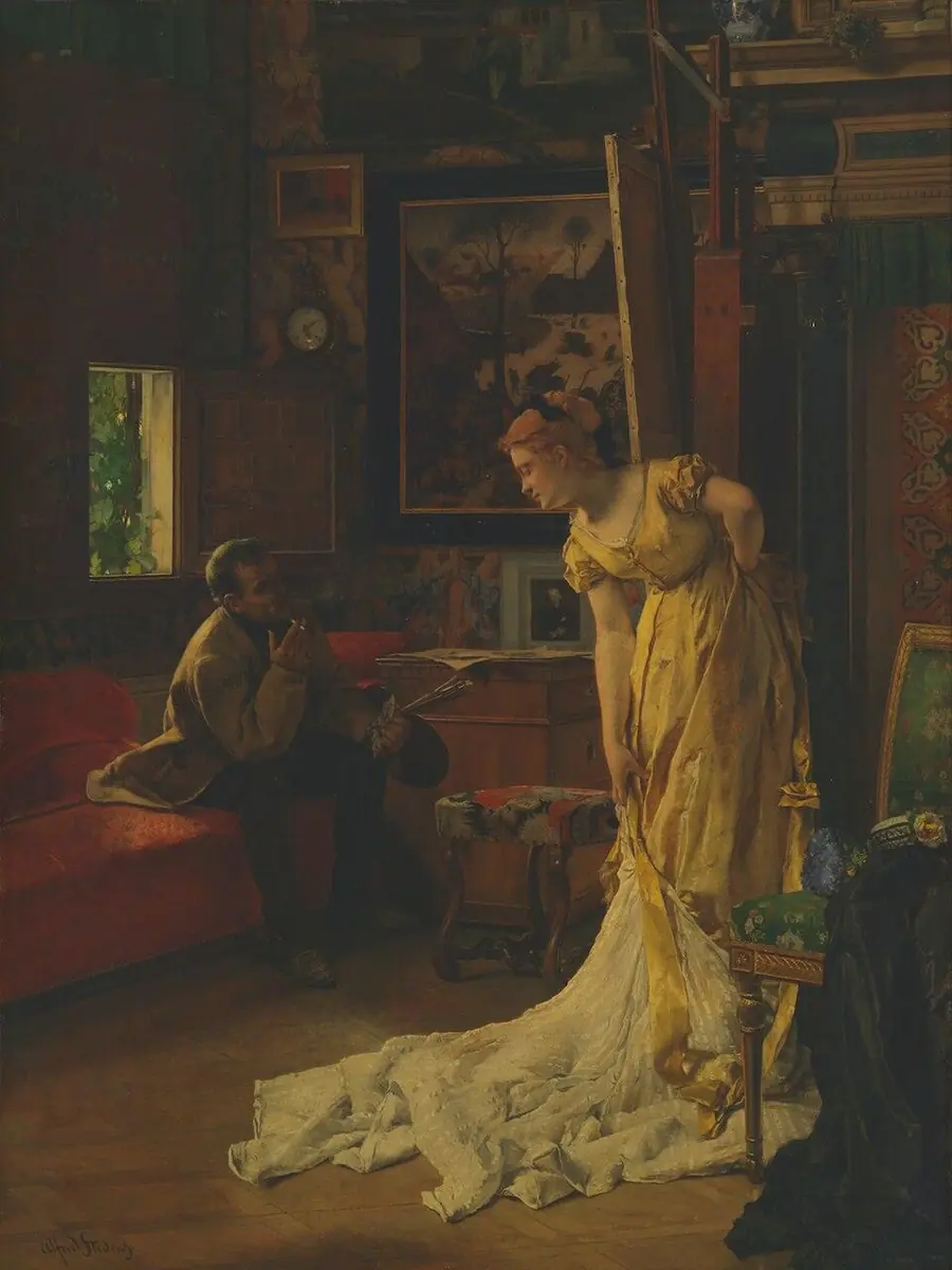L’Atelier — 1869 - Alfred Stevens