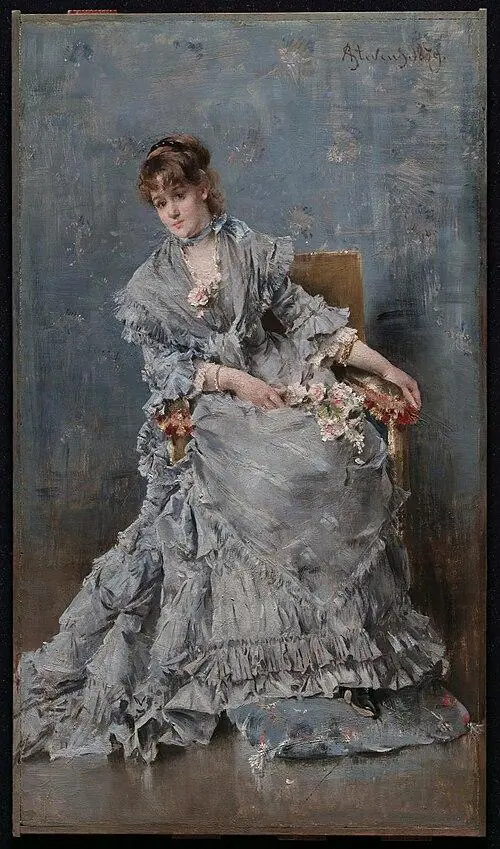 L’Auditrice attentive - Alfred Stevens
