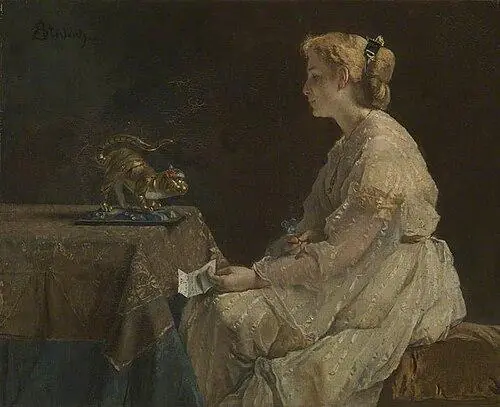 Le Cadeau - Alfred Stevens