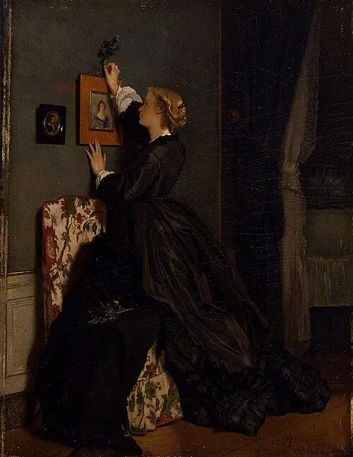 Le Dimanche des Rameaux — Baltimore - Alfred Stevens