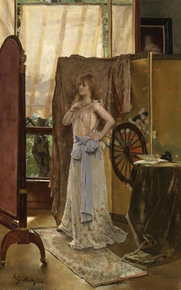 L’Étude du rôle - Alfred Stevens