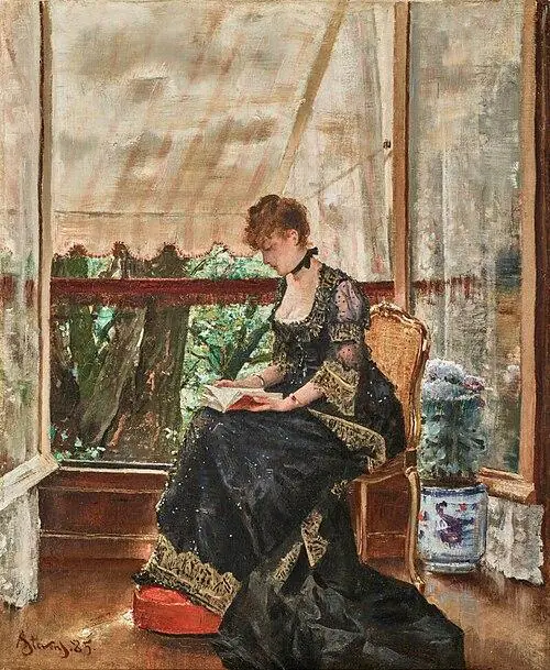 L’Heure de la lecture - Alfred Stevens