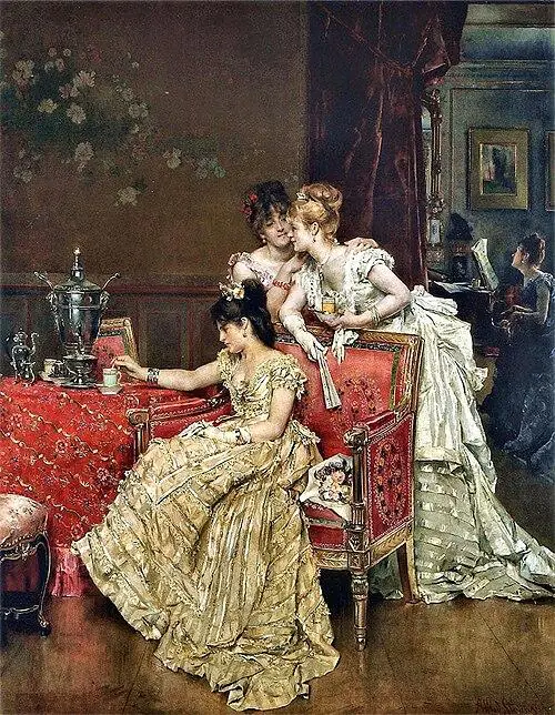 La Tasse de thé - Alfred Stevens