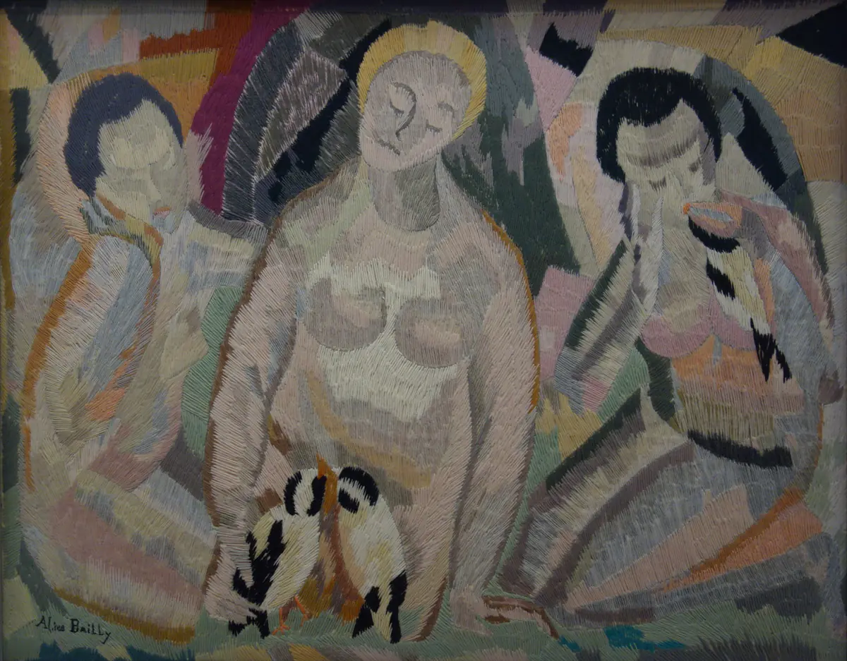 Baigneuses aux oiseaux - Alice Bailly