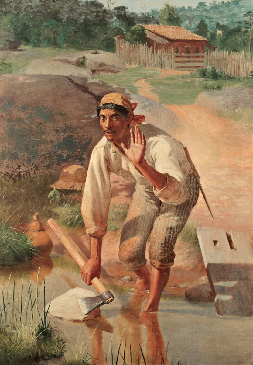 Aiguisage interrompu - Almeida Júnior
