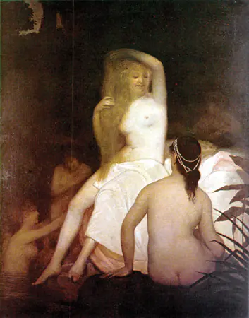 Après le bain - Almeida Júnior