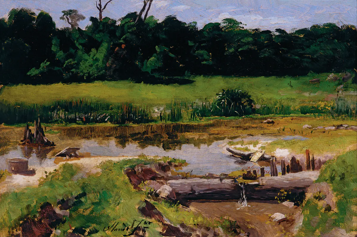 Paysage fluvial - Almeida Júnior