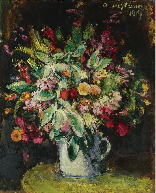 Nature Morte aux Fleurs - Anton Faistauer