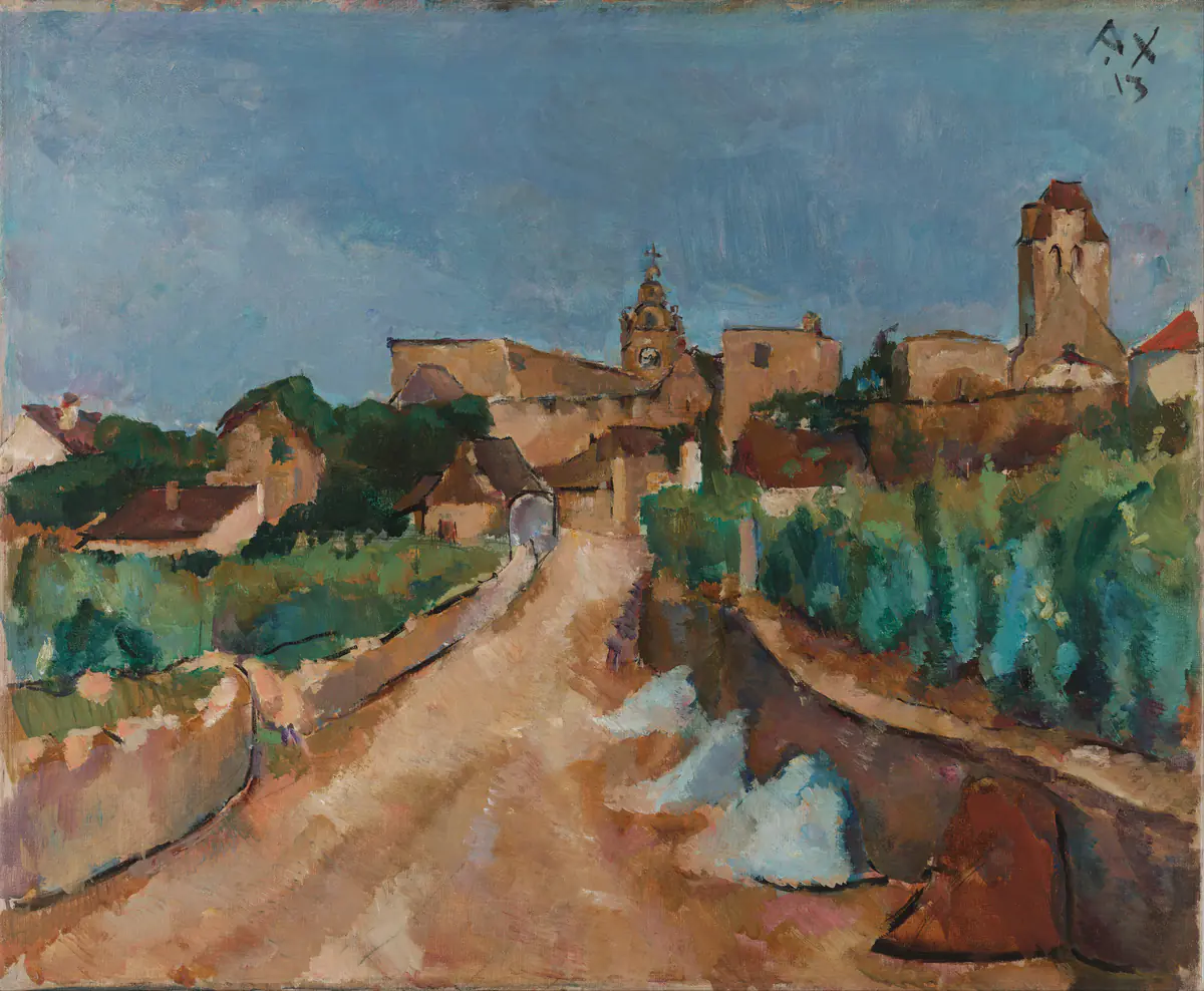 Rue en direction de Dürnstein - Anton Faistauer