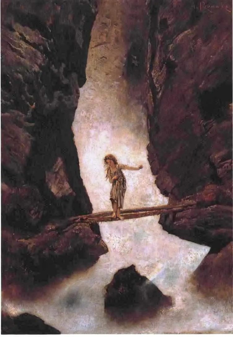 La Cascade - Anton Romako
