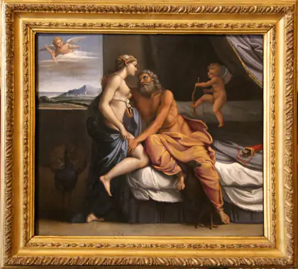 Zeus et Héra - Antonio Carracci