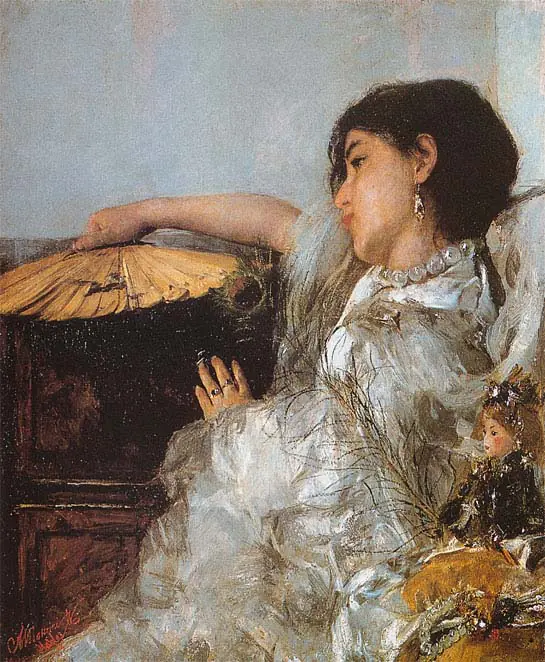 Les Deux Poupées - Antonio Mancini