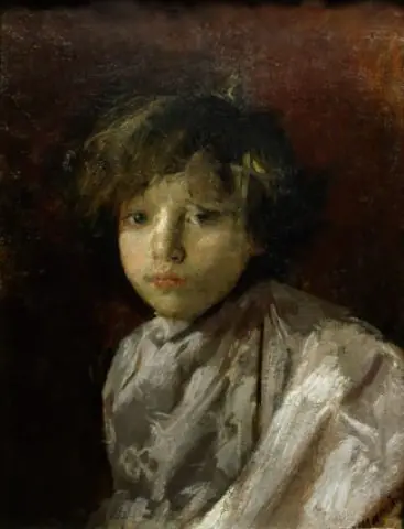 L’Enfant malade - Antonio Mancini