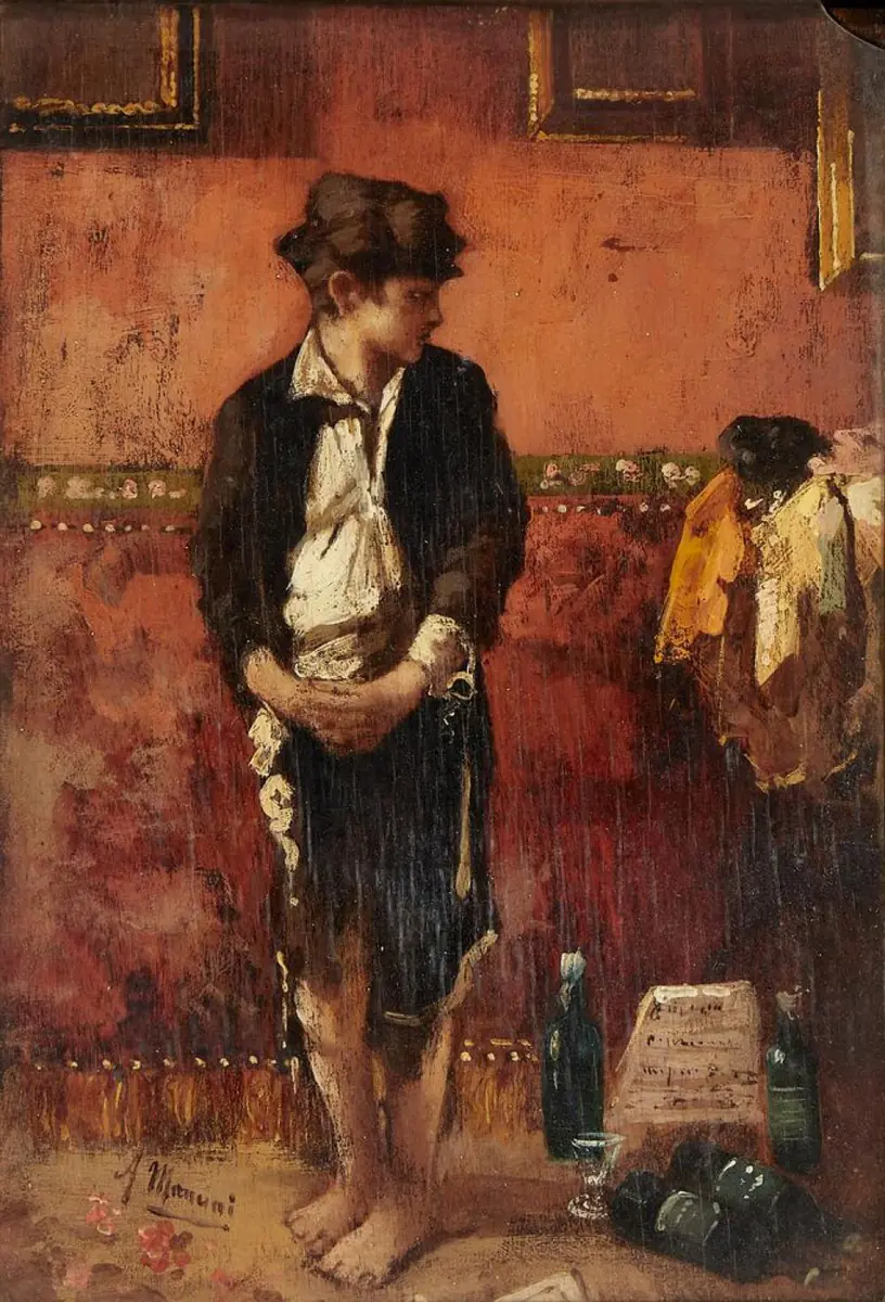 Le Petit Mendiant - Antonio Mancini