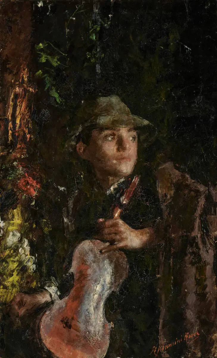 Le Violoniste - Antonio Mancini