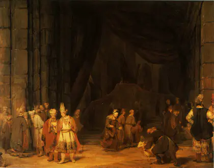 Le parvis du temple - Arent de Gelder