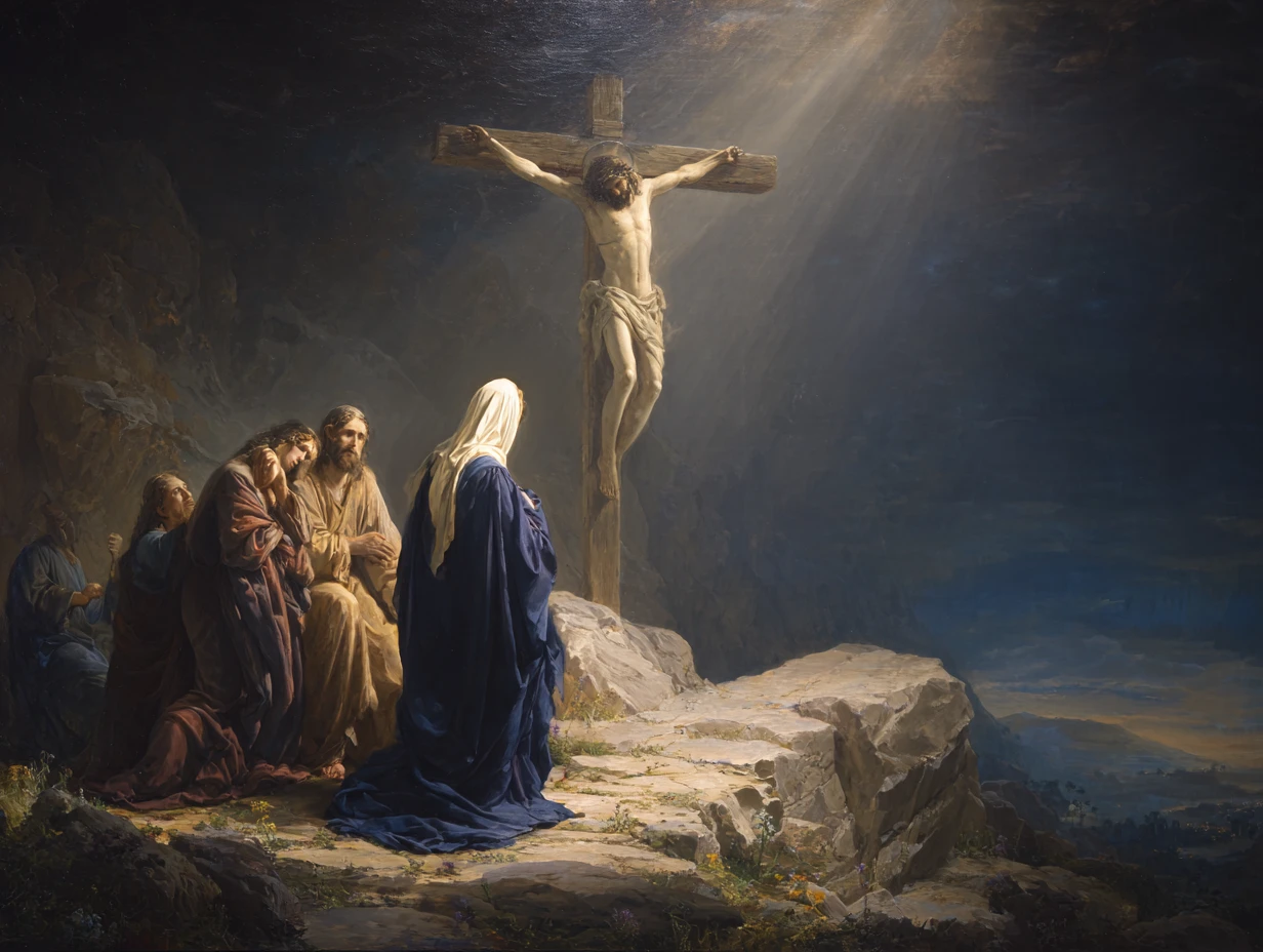 Au pied de la Croix — Golgotha