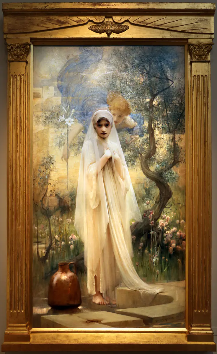 Annonciation - Arthur Hacker