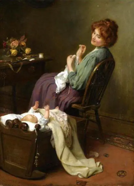 La brodeuse - Arthur John Elsley
