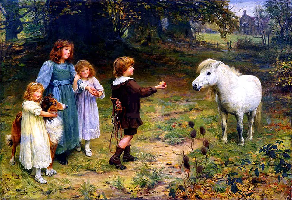 La tentation - Arthur John Elsley