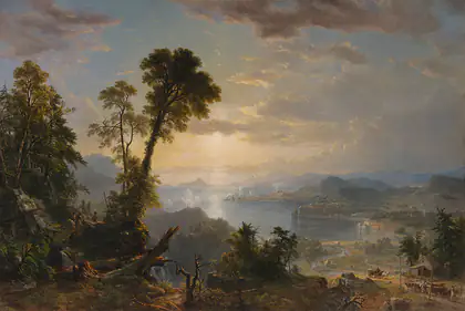 Le Progrès, l'avancée de la civilisation - Asher Brown Durand