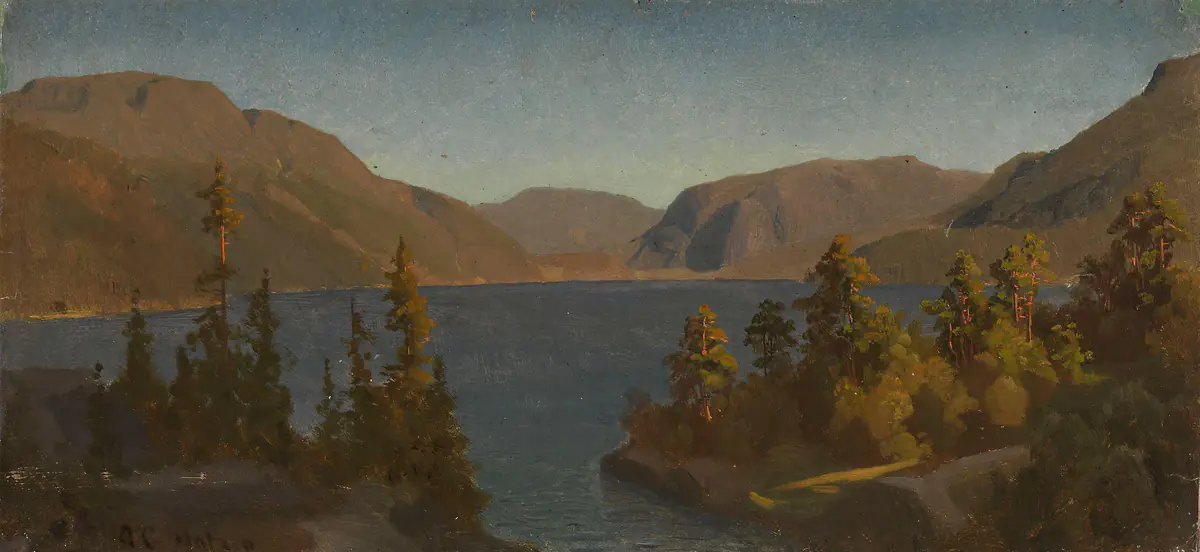 Lac à Telemark - August Cappelen