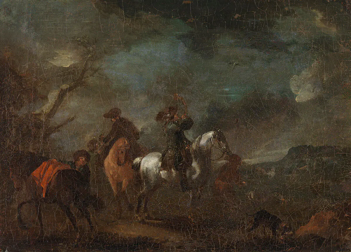 Falkenbeize - August Querfurt