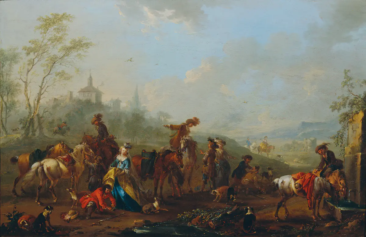 Partir à la chasse - August Querfurt