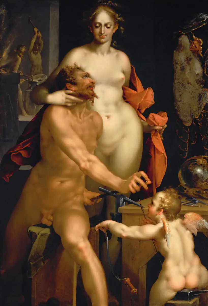 Vénus dans la Forge de Vulcain - Bartholomeus Spranger