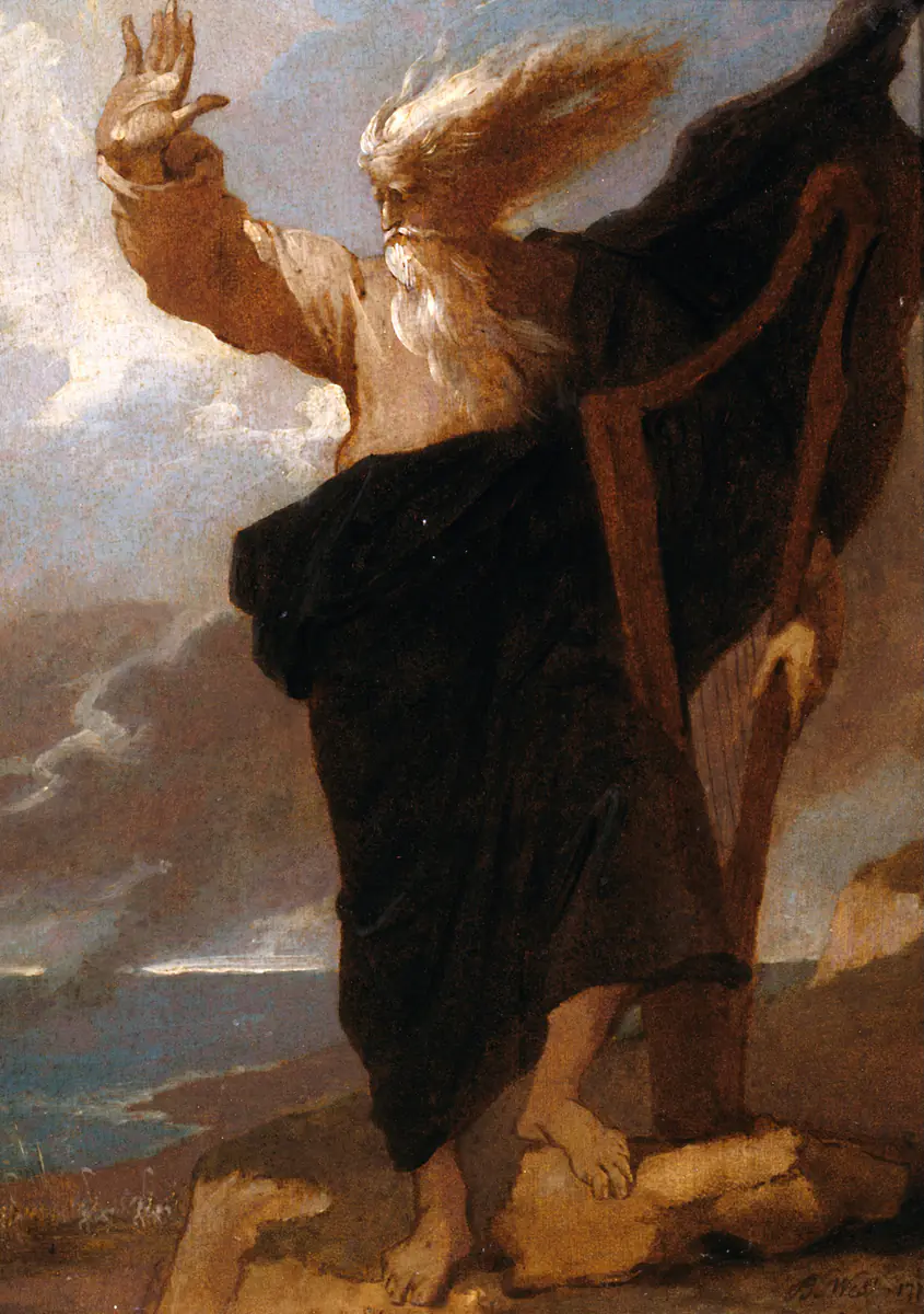 Le barde - Benjamin West