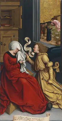 L'Annonciation à Sainte-Anne - Bernhard Strigel