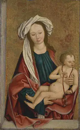 Funk-Diptyque: La Vierge à l'Enfant - Bernhard Strigel