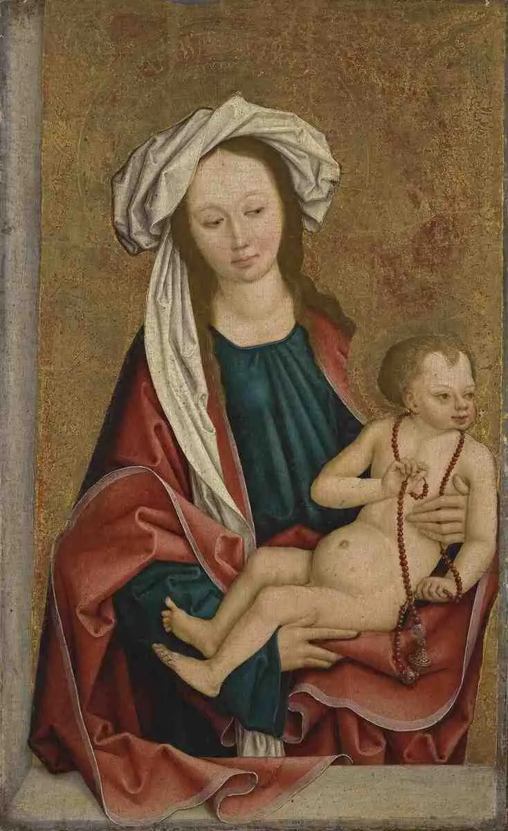 Funk-Diptyque: La Vierge à l'Enfant - Bernhard Strigel