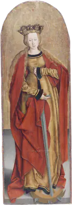 Sainte Catherine d'Alexandrie - Bernhard Strigel