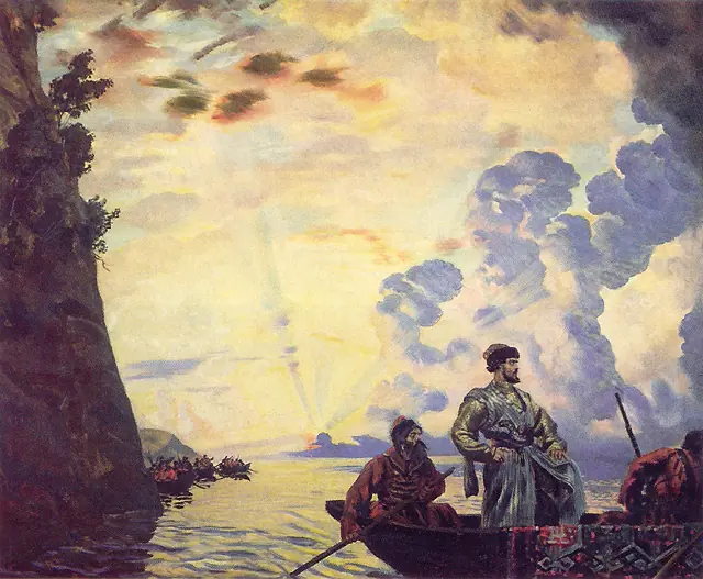 Stenka Razine - Boris Kustodiev