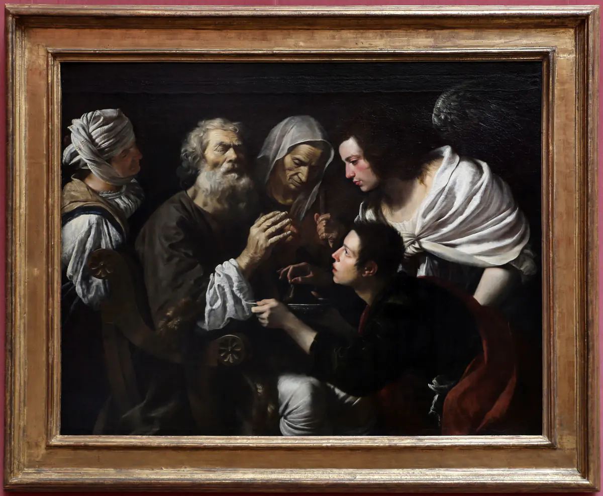 La guérison de Tobit - Le Caravage