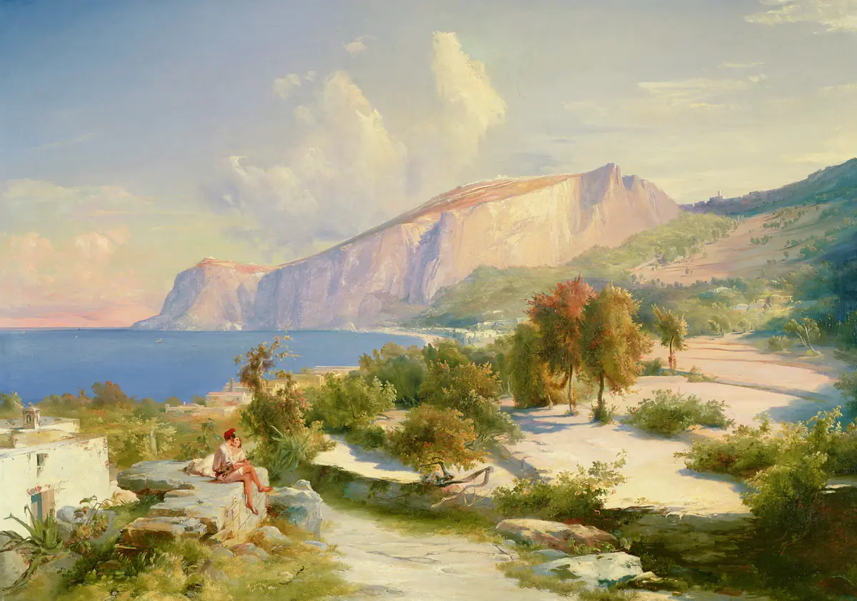 Marina Grande, Capri - Carl Blechen