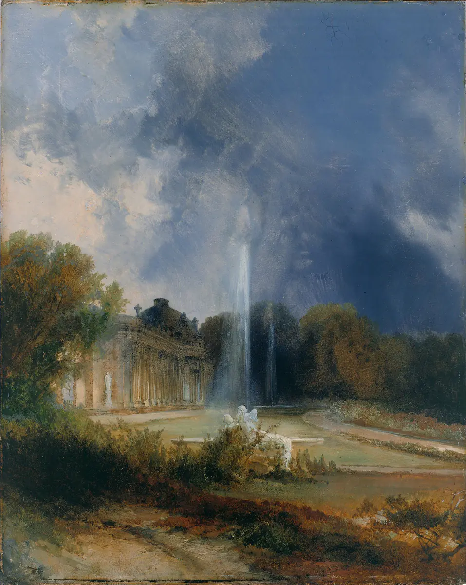 Le Palais de Sanssouci - Carl Blechen