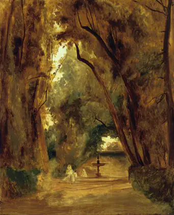 La Villa Borghèse - Carl Blechen