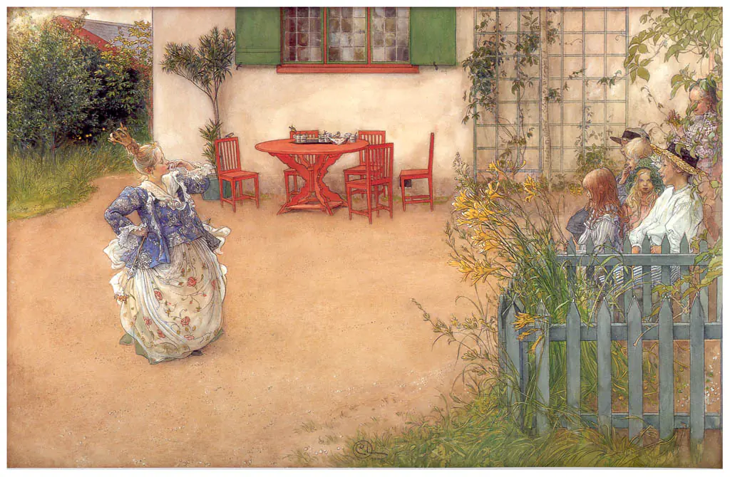 Lisbeth dans « L’Oiseau bleu » - Carl Larsson