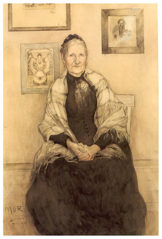 Ma mère - Carl Larsson