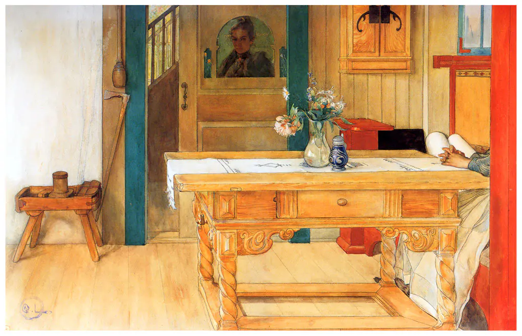 Repos du dimanche - Carl Larsson