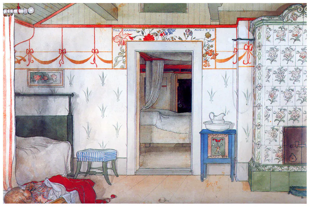 La Sieste de Brita - Carl Larsson