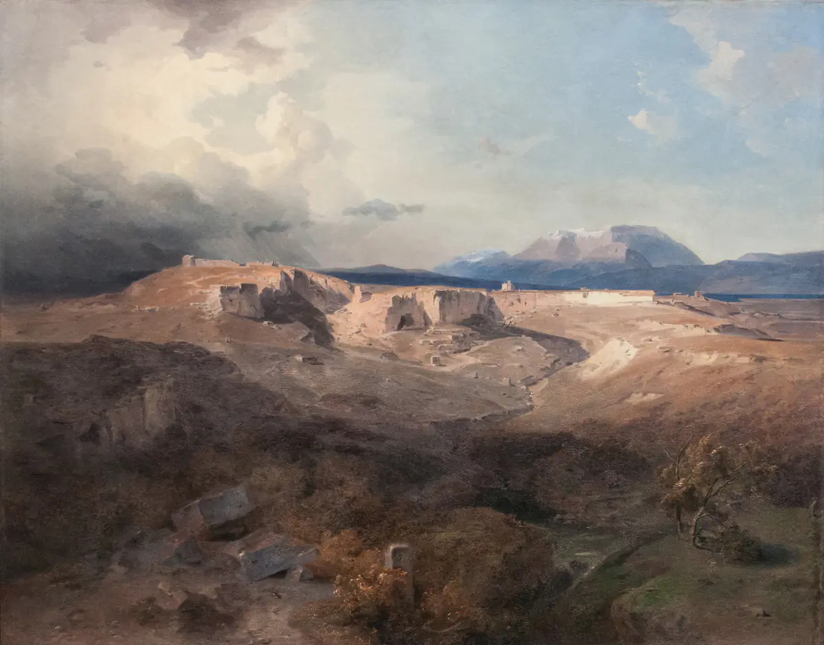Sikyon avec Parnasse - Carl Rottmann