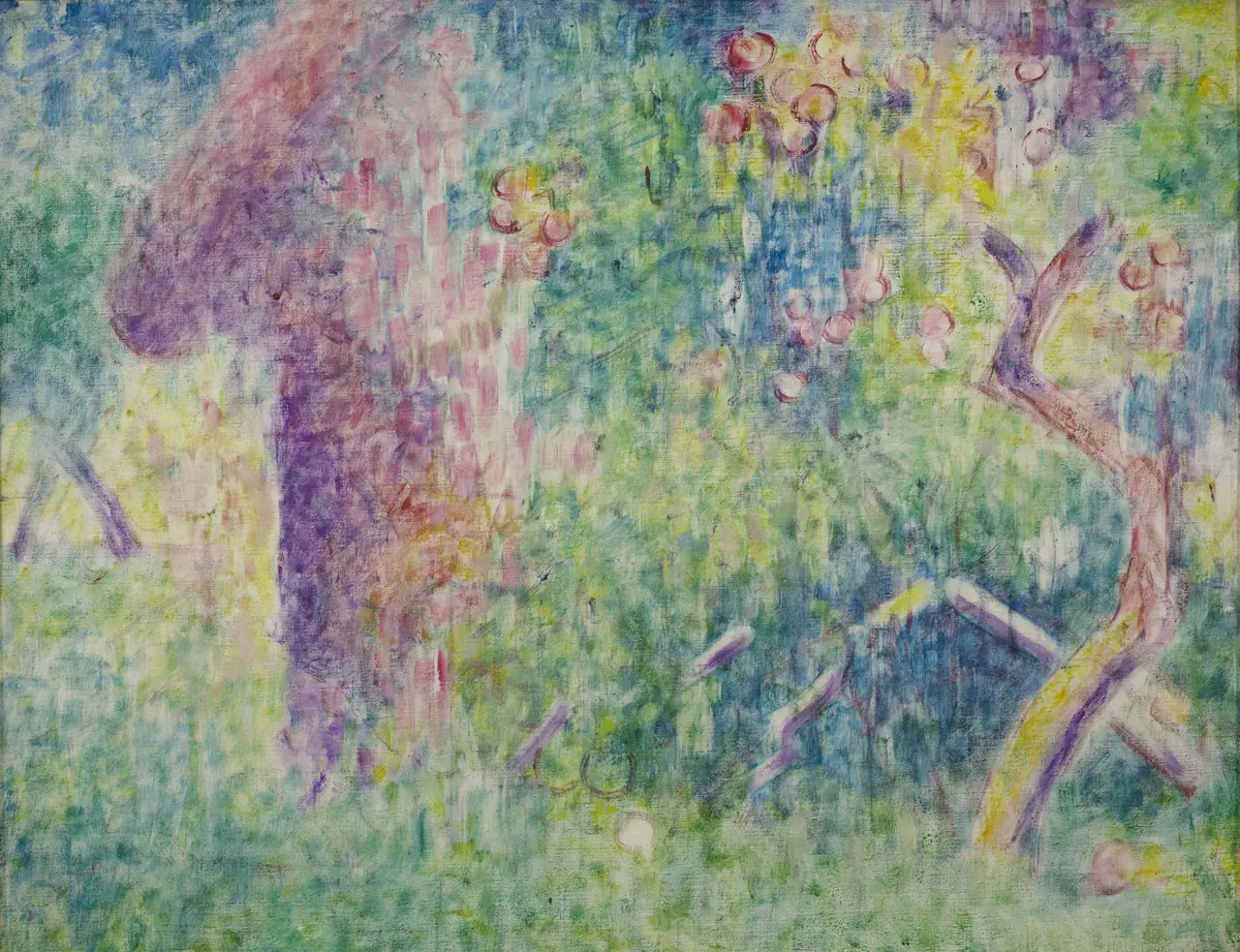 Au verger - Charles Angrand